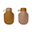 Silvia Smoothie Bottle - 2 Pieces - Mustard Dark Rose Mix