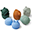 Gaby Bath Game - 5 Pieces - Blue Multi Mix Gaby Bath Game - 5 Pieces - Blue Multi Mix