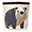 Storage Bin - Grey Bulldog - 100% Cotton Storage Bin - Grey Bulldog - 100% Cotton