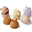 Gaby Bath Game - 5 Pieces - Rose Multi Mix