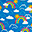 Puddle Buster Good to Bag - Rainbow Skies - Recycled Fabric Puddle Buster Good to Bag - Rainbow Skies - Recycled Fabric