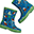 Puddle Buster Welly Boots - Dusk Walk - 100% natural rubber Puddle Buster Welly Boots - Dusk Walk - 100% natural rubber