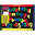 Magnetic Chalkboard and Dry-Erase Board - with Magnetic Numbers and Letters