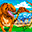 Land of Dinosaurs Floor Puzzle - 48 pieces -Easy to Clean