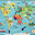 Activity World Rug with Wooden Pieces - 99x91 cm