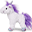 Misty Unicorn Stuffed Plush Animal - 25x23 cm - Glittery! Misty Unicorn Stuffed Plush Animal - 25x23 cm - Glittery!