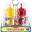 Condiments Set - Sauce + Salt and Pepper Condiments Set - Sauce + Salt and Pepper