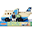 Wooden Airplane with Passengers and Suitcases Wooden Airplane with Passengers and Suitcases