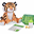 Baby Tiger Stuffed Animal - 28 cm - with Pacifier + Bottle Baby Tiger Stuffed Animal - 28 cm - with Pacifier + Bottle