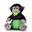 Baby Gorilla Stuffed Animal - 28 cm - with Pacifier + Bottle