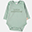 Body with Long Sleeves - Frase Aqua - 100% Pima Cotton Body with Long Sleeves - Frase Aqua - 100% Pima Cotton