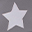 Grey Canvas Box with Star - 32x32x29 cm