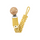 Paci Clip Pacifier Clip - Mustard & Ivory - 100% GOTS Organic Cotton! Paci Clip Pacifier Clip - Mustard & Ivory - 100% GOTS Organic Cotton!