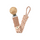 Paci Clip Pacifier Clip - Blush & Ivory - 100% GOTS Organic Cotton! Paci Clip Pacifier Clip - Blush & Ivory - 100% GOTS Organic Cotton!