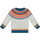 Fika Fairisle Jumper - Grey Marl/Multicolor - 100% GOTS Organic Cotton