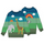 Little Finn Jumper - Green Rainbow/Zoo Little Finn Jumper - Green Rainbow/Zoo