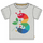 Magic Number T-Shirt - Grey Marl/Caterpillar - 100% GOTS Organic Cotton