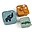 Snack Box - Set of 3 - Deer Friends - Blue Mix - Dishwasher Safe