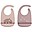Silicone Bib - Set of 2 - Ozzo - Powder - Food Grade Silicone - with Pocket Silicone Bib - Set of 2 - Ozzo - Powder - Food Grade Silicone - with Pocket