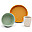 Silicone Stick&Stay Dinner Set - Lalee - Colour Mix
