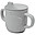 Peekaboo Spout Cup - Elphee - Grey - 100% Food Grade Silicone - Double Handle Peekaboo Spout Cup - Elphee - Grey - 100% Food Grade Silicone - Double Handle