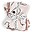 Wash Cloth set of 5 - Deer Friends - Powder - 100% Organic Cotton GOTS - 30x30cm