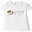 T-Shirt with Applique Apple - Natural - Elasticated Cotton T-Shirt with Applique Apple - Natural - Elasticated Cotton