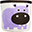 Storage Bin - Hippo - 100% Cotton Storage Bin - Hippo - 100% Cotton