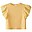 T-shirt with Embroidered Sleeves - Yellow - Elasticated Cotton