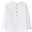 Long Sleeved Shirt - Off-White - Linen and Cotton Blend Long Sleeved Shirt - Off-White - Linen and Cotton Blend