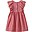 Dress with Embroidered Frills - Medium Pink - Elasticated Cotton Dress with Embroidered Frills - Medium Pink - Elasticated Cotton