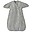 Long-Sleeve Sleeping Bag 60 cm - Grey - Organic Merino Wool - TOG 1.7