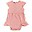 Romper with Ruffle Sleeves - Pink - Breathable Bamboo Fiber!