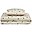 Carl Adult Bedding - 200 x 140 cm - Peach/Sea Shell Mix - 100% Organic Cotton Carl Adult Bedding - 200 x 140 cm - Peach/Sea Shell Mix - 100% Organic Cotton