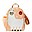 Insulated Lunch Bag - Orange Llama - 26,5 x 8,9 x 20,3 cm