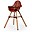 Evolu 2 Chair - Evolutive High Chair and Kids Chair - Natural/Rust - 6 month to 6 years Evolu 2 Chair - Evolutive High Chair and Kids Chair - Natural/Rust - 6 month to 6 years