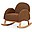 Teddy Brown Rocking Chair - for Kids Teddy Brown Rocking Chair - for Kids