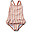 Amara Swimsuit - Stripe Dusty Coral/Creme de la Creme - UPF 50+ Amara Swimsuit - Stripe Dusty Coral/Creme de la Creme - UPF 50+