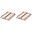 Set of 2 Weston Small Storage Boxes - Rose - 25x18x9 cm Set of 2 Weston Small Storage Boxes - Rose - 25x18x9 cm