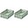 Set of 2 Weston Small Storage Boxes - Peppermint - 25x18x9 cm