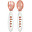 Training Ergonomic Fork and Spoon Set - Pink - from 8 Months Training Ergonomic Fork and Spoon Set - Pink - from 8 Months