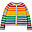 Nico Knitted Cardigan - Multi Rainbow - 100% GOTS Organic Cotton Nico Knitted Cardigan - Multi Rainbow - 100% GOTS Organic Cotton