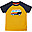 Rafe Raglan T-shirt - Bumblebee/Camper - 100% GOTS Organic Cotton