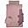 Bedding Set Duvet Cover and Pillowcase Sleepy Croco Powder - Junior 140x100 cm - 100% cotton Bedding Set Duvet Cover and Pillowcase Sleepy Croco Powder - Junior 140x100 cm - 100% cotton