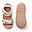 Blumer Sandals - Peach/ Sea shell mix Blumer Sandals - Peach/ Sea shell mix