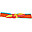 Astrid Headband - Camper Blue Rainbow - Organic Cotton Astrid Headband - Camper Blue Rainbow - Organic Cotton