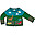 Corin Knitted Cardigan - Camper Blue - Dino - Day at the Museum - 100% Organic Cotton