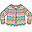Rainbow Pointelle Cardigan - Grey Marl Rainbow - Pollinators - 100% Organic Cotton Rainbow Pointelle Cardigan - Grey Marl Rainbow - Pollinators - 100% Organic Cotton