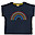 Sophia Slub T-Shirt - Indigo- Rainbow - Rainbow Skies - Organic Cotton Sophia Slub T-Shirt - Indigo- Rainbow - Rainbow Skies - Organic Cotton