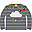 Switch Bobby Applique Top - Indigo Breton & Rainbow - Chase the Rainbow - Organic Cotton Switch Bobby Applique Top - Indigo Breton & Rainbow - Chase the Rainbow - Organic Cotton